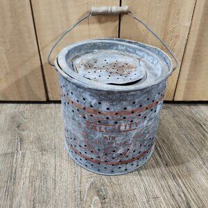 Vintage Falls City air breather minnow/bait bucket